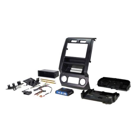 Pac PAC RPK4FD2201 Radio Dash Replacement Installation Kit with Climate Controls - Black RPK4FD2201